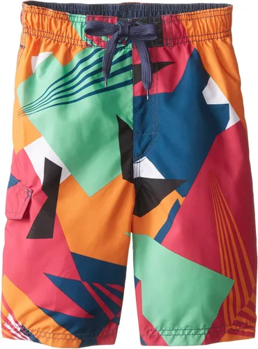 Vista 16 de Kanu Surf Traje de baño de playa con protección UPF 50+ de secado rápido para niños Dominica Verde