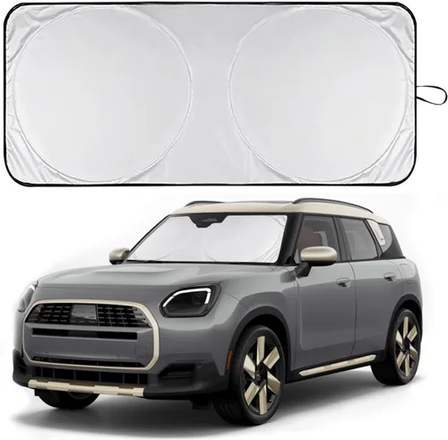 Vista 2 de Parasol plegable anti-UV UV protector solar reflector de aislamiento térmico para Mini Cooper R50 R52 R55 R56 R60 F54 F55 F56 F60 Countryman Clubman