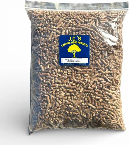 Vista 15 de J.C. 's Smoking Madera Pellets – 9 Lb – Bolsa para Apple Manzana