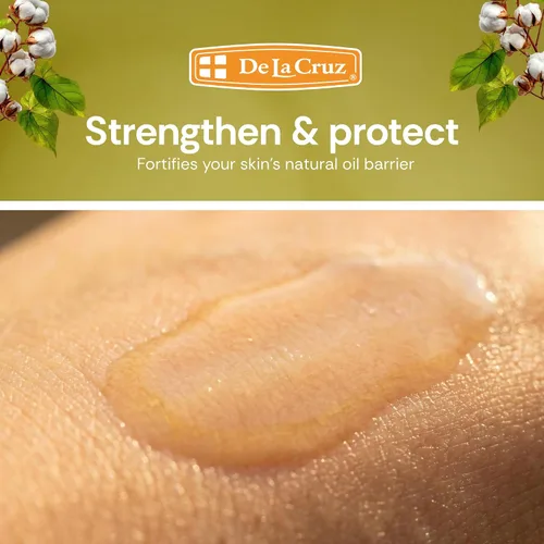 Vista 8 de De La Cruz Aceite de semilla de algodón, hidratante para piel y cabello, aceite portador multiusos, 2 onzas líquidas (1 botella)