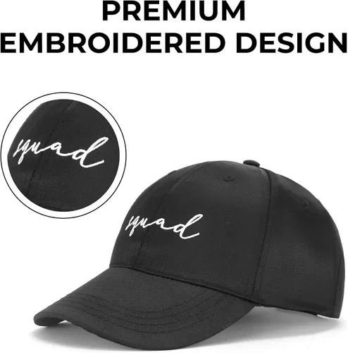 Vista 4 de Pop Fizz Designs Gorra de béisbol (Cuadrado Negro)