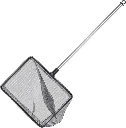Vista 11 de Red de peces de acuario Pawfly con mango extensible de 9-24 pulgadas de largo para pecera de peces Betta, estanque pequeño de Koi y piscina