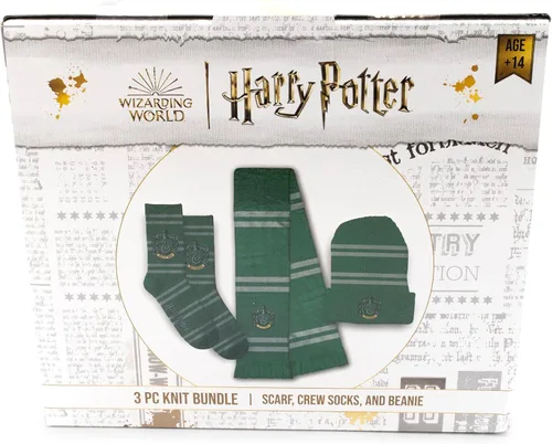 Vista 2 de Culture Fly Harry Potter - Juego de regalo de 3 piezas con bufanda y gorro
