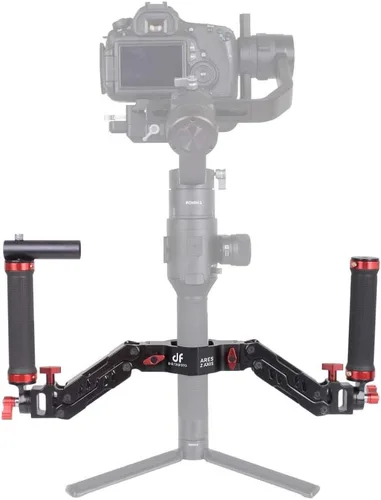 Vista 9 de DIGITALFOTO Ares Z Axis Spring Gimbal Dual Handle, amortiguador desmontable doble agarre compatible con grúa 2, DJI RS2/RS3 Pro/RS4/RS 4
