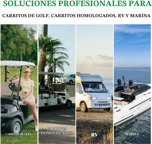 Vista 6 de Batería de litio para carrito de golf LiFePO4 de 48V 100Ah con cargador