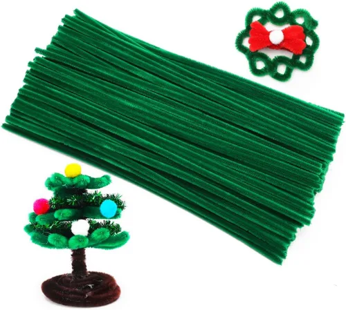 Vista 21 de Eppingwin Limpiapipas multicolor, tallos de felpilla de 12 pulgadas para manualidades, limpiapipas, suministros de manualidades para proyectos