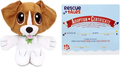 Vista 2 de Little Tikes Rescue Tales 655180 - Juguete de peluche suave Beagle para mascotas, multicolor
