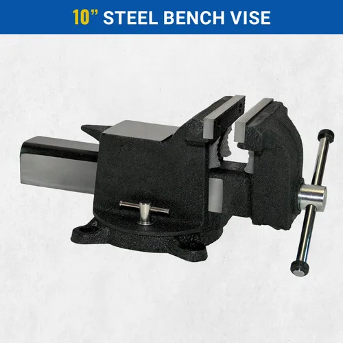 Vista 2 de Yost Vises 910-AS - Tornillo de banco de acero resistente de 10 pulgadas