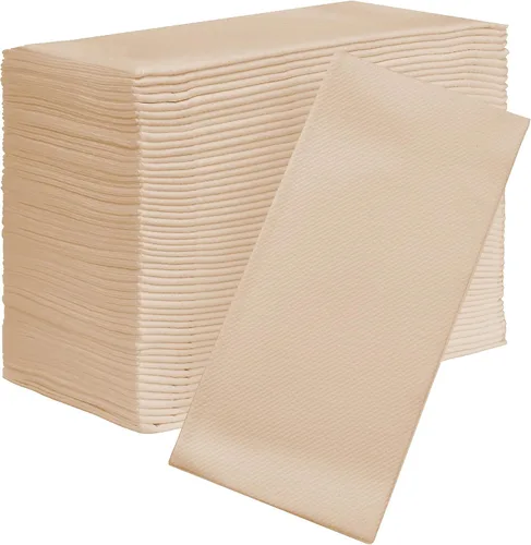 Vista 17 de Servilletas de papel American Homestead - Servilletas desechables tipo lino para cena BBQ - Servilletas de mesa de calidad de restaurante