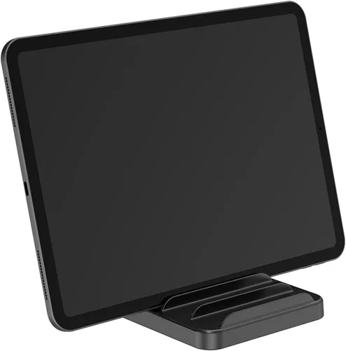 Vista 3 de Soporte de pared para tabletas, soporte de computadora ajustable para tabletas, teléfonos, lectores electrónicos