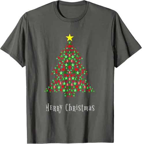 Vista 82 de Celebración del árbol de Navidad - Feliz Navidad - Camiseta de Navidad