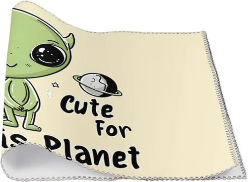 Vista 3 de Alienes Cute for This Planet Placemats Set of 6 Resistant Table Mats Washable Place Mats for Dinner Party Table Decoration