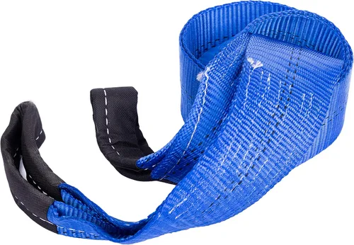Vista 3 de HFS (R) Blue Tree Saver, correa de cabrestante, correa de remolque, capacidad de 30,000 libras (3 x 8 pies)