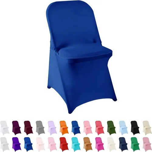 Vista 11 de Funda de elastano para silla, 12 unidades, fundas para silla, fundas plegables para sala de estar, funda extraíble lavable y elástica para silla