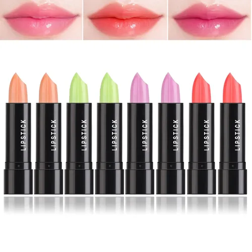 Vista 9 de Paquete de 3 lápices labiales de aloe vera, brillo labial mágico que cambia de color, bálsamo labial hidratante nutritivo de larga duración, juego