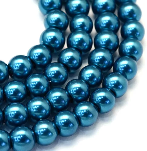 Vista 9 de KISSITTY 105 unids/hebra Burly Wood Satin Luster Glass Round Pearl Spacer Bead Loose Beads 0.315 in para bricolaje joyería artesanía 31.4