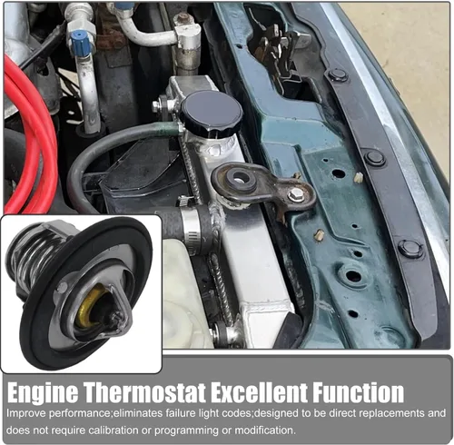 Vista 4 de Engine Thermostat Replacement for 2016-2017 Honda HR-V, Replaces 19301-PAA-306, 19301PAA306, 19301-PLC-315, 19301PLC315, 19301-RNA-315, 19301RNA315