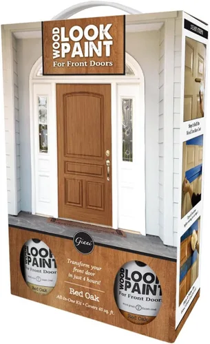 Vista 7 de Kit de pintura Giani con aspecto de madera para puertas delanteras e interiores (Nogal negro)