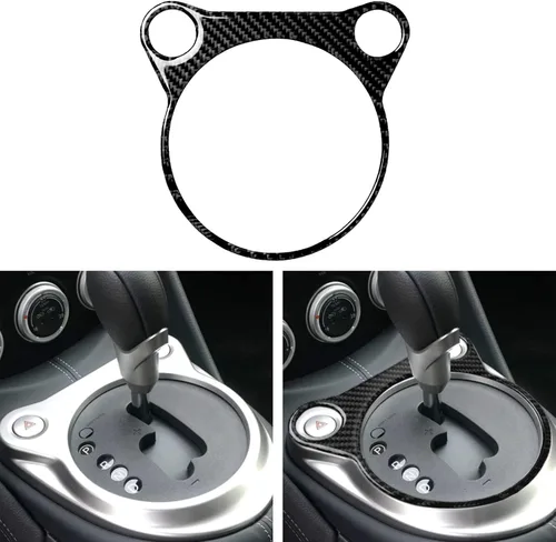 Vista 14 de NVCNX - Reposabrazos de consola central de fibra de carbono de alta calidad, soporte para taza de agua, marco de panel, cubierta interior compatible