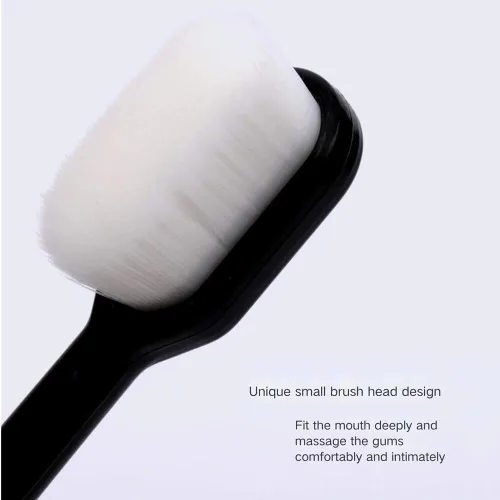 Vista 4 de 6 cepillos de dientes extra suaves para dientes sensibles, cepillo de dientes de limpieza profunda, cepillo de dientes manual, buen efecto
