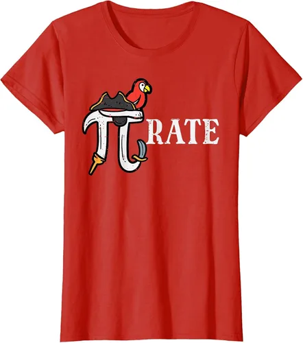 Vista 57 de Pirate Pi Funny Math Pie Halloween Disfraz Maestro Hombres Mujeres Camiseta Asphalt Grey