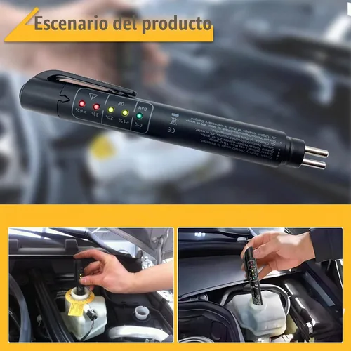 Vista 7 de Pluma probadora de líquido de frenos, 1 bolígrafo de prueba de líquido de frenos DOT 3 DOT 4 DOT 5.1, herramienta de prueba de diagnóstico