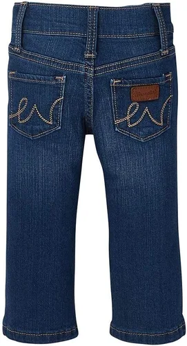 Vista 3 de Wrangler - Jeans de 5 bolsillos para niñas bebé Azul medio