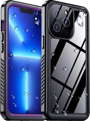 Vista 15 de Funda impermeable para iPhone 12, impermeable, antideslizante, a prueba de golpes, para iPhone 12, color negro