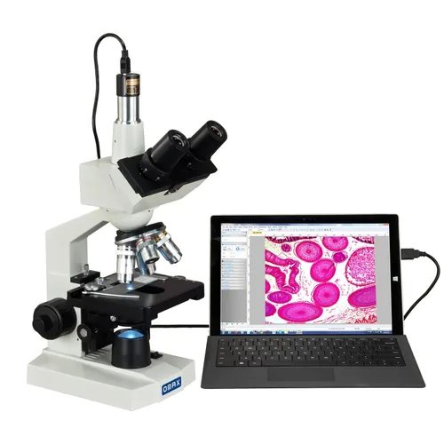 Vista 4 de OMAX 640 x 480 cámara USB para microscopio digital compatible con Windows XP a través de Windows 10