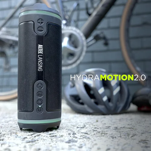 Vista 6 de Altec Lansing HydraMOTION 2.0 Altavoz Bluetooth Inalámbrico, Batería de 16H, Luces RGB, Carga Rápida USB-C, Altavoz Bluetooth Resistente al Agua