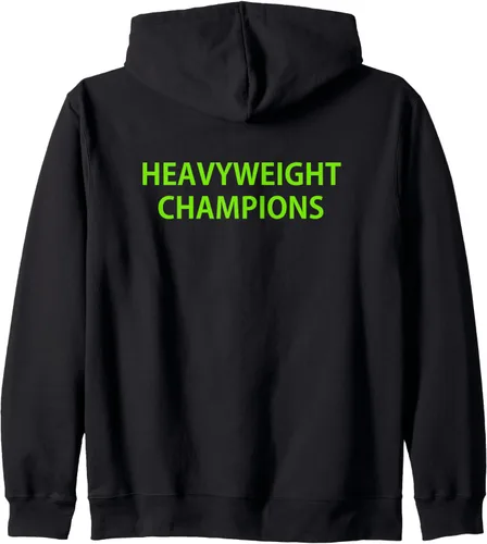 Vista 3 de Catfish Sumo Sudadera con capucha con cremallera de Champions, Negro, S