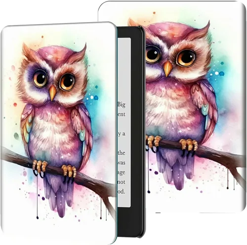 Vista 26 de Rossy Funda para Kindle de 10ª generación 2019, delgada, de piel sintética, ajustable, Smart Cover con encendido y apagado automático para Kindle