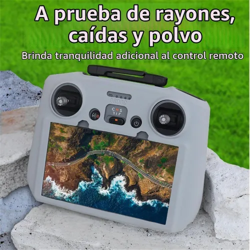 Vista 3 de Funda de silicona para mando a distancia DJI RC 2 para DJI Lito X1 Avata 360 Mini 5 Pro Flip Air 3S AIR 3 Mini 4 Pro Flip Drone RC 2 Controlador a