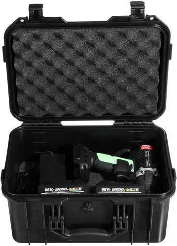Vista 2 de Kit de herramientas multiusos profesional - Herramientas tácticas para exteriores en estuche de almacenamiento de aluminio, caja de herramientas