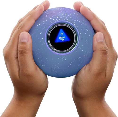 Vista 2 de Mattel Games Magic 8 Ball DreamWorks Trolls Band Together - Juego novedoso para adivinar, juguete brillante para familias y noches de juego