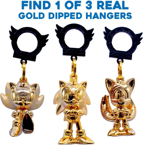 Vista 9 de Just Toys LLC Ganchos para mochila Sonic The Hedgehog, Multi, 4 pulg.