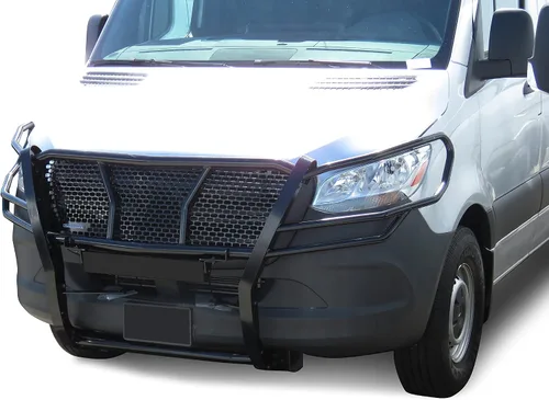 Vista 5 de Black Horse - Cepillo de rejilla resistente modular negro compatible con Dodge Sprinter/Mercedes Benz 1500/2500/3500-RU-DOSP19-B 2019-2025