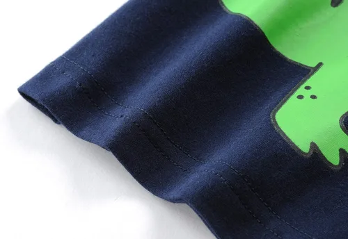 Vista 53 de Little Hand Pijamas para niños pequeños, Monster Truck 100% algodón, dinosaurio para niños, 2 piezas, ropa de dormir, conjuntos de ropa de dormir