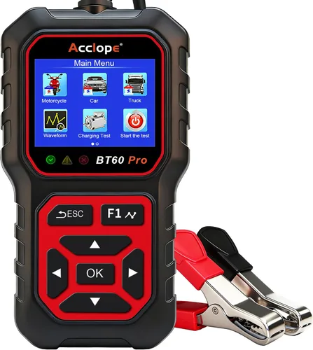 Vista 18 de BT60 Pro Probador de Batería de Coche, Analizador Digital con Impresión en la Nube, Verificador de Batería de 6V/12V/24V para AGM, Litio