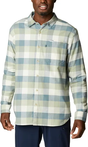 Vista 8 de Columbia Slack Tide Flannel Ls para hombre Cuadros Multi Guacamayo Azul