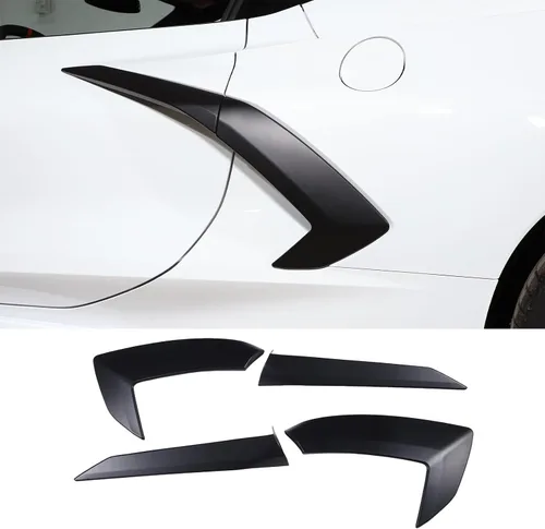 Vista 11 de Cubierta para manija de puerta de automóvil para Chevrolet Corvette C8 Stingray Z06 2020-2025, accesorios de decoración de puerta de ventilación