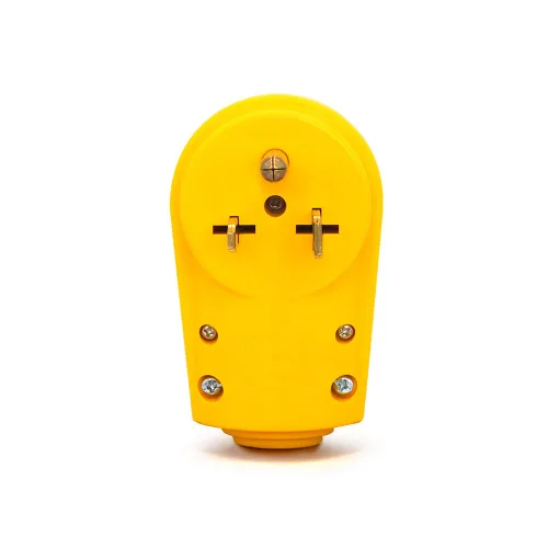 Vista 3 de Veepeak NEMA 6-50P/ 6-30P Reemplazo de enchufe, 30/50 Amp 250 voltios, enchufe de cable de alimentación resistente de 3 clavijas con mango