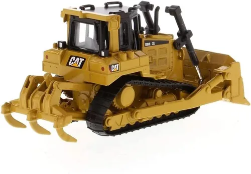 Vista 2 de Diecast Masters 1:64 Caterpillar D6R XL Bulldozer, Play & Collect Series Cat Trucks y equipo de construcción Modelo a escala 1:64
