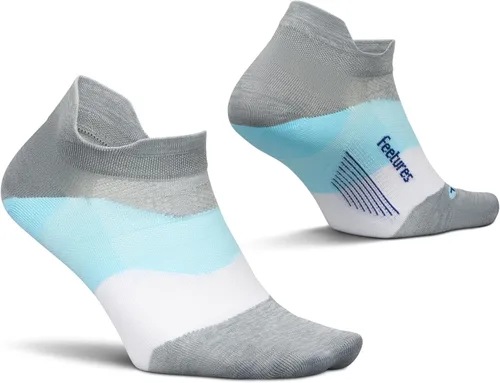 Vista 39 de Feetures Elite - Calcetines tobilleros ultraligeros que no se muestran - Calcetines deportivos con compresión dirigida Azul Ártico (1 par)