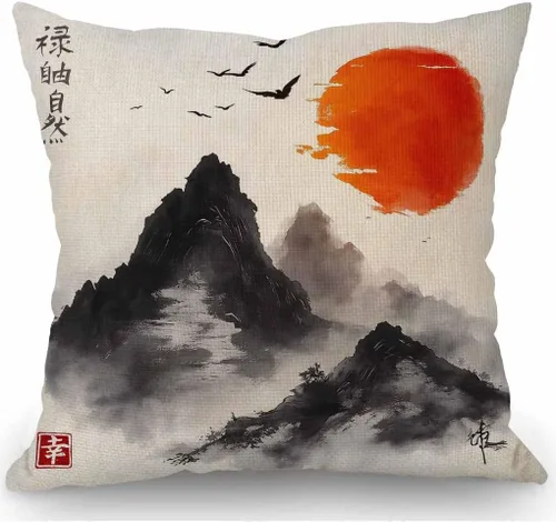 Vista 10 de SSOIU Fundas de almohada decorativas de lino y algodón de 18 x 18 pulgadas para decoración del hogar, sofá, banco