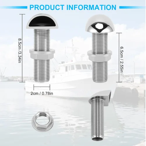 Vista 3 de Reemplazo de ventilación marina de acero inoxidable para barco, fácil de limpiar