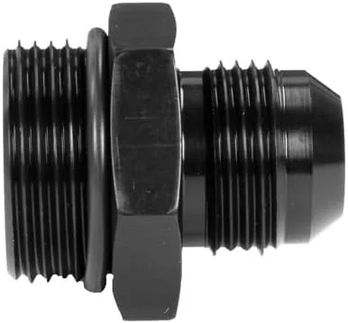 Vista 14 de Aeromotive 15608 Aluminio anodizado negro -10AN macho conector de combustible con rosca estriada