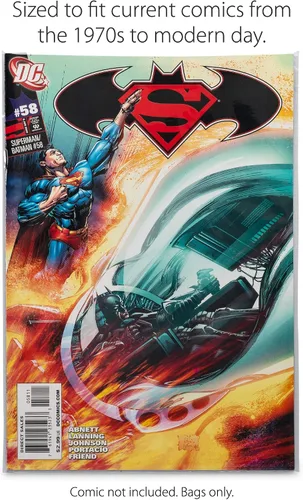 Vista 2 de TitanShield Bolsas de cómics resellables de tamaño actual/moderno (150 unidades)