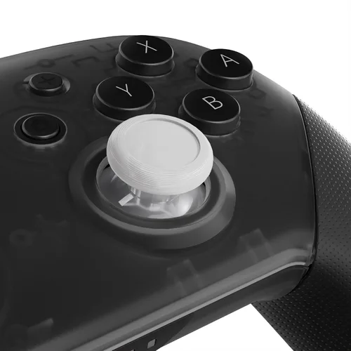 Vista 5 de eXtremeRate Palancas de mando 3D de repuesto que brillan en la oscuridad, palancas analógicas con destornillador cruzado para controlador Nintendo