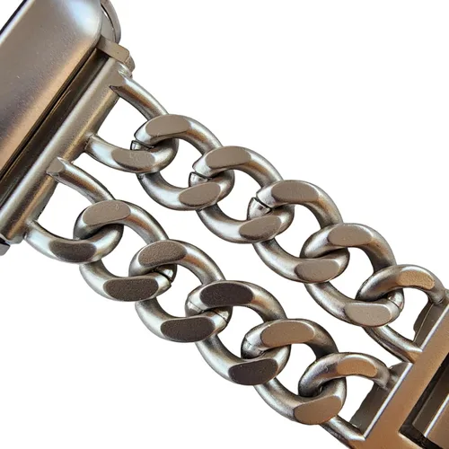Vista 7 de Adjustable Fashion Chain Link Bracelet Band Compatible with Apple Watch